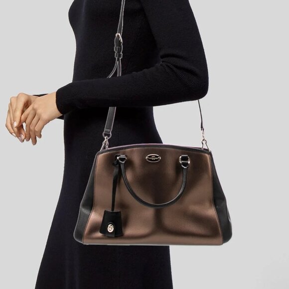 EUC Coach Margot Bicolor Crossbody - Picture 3 of 16